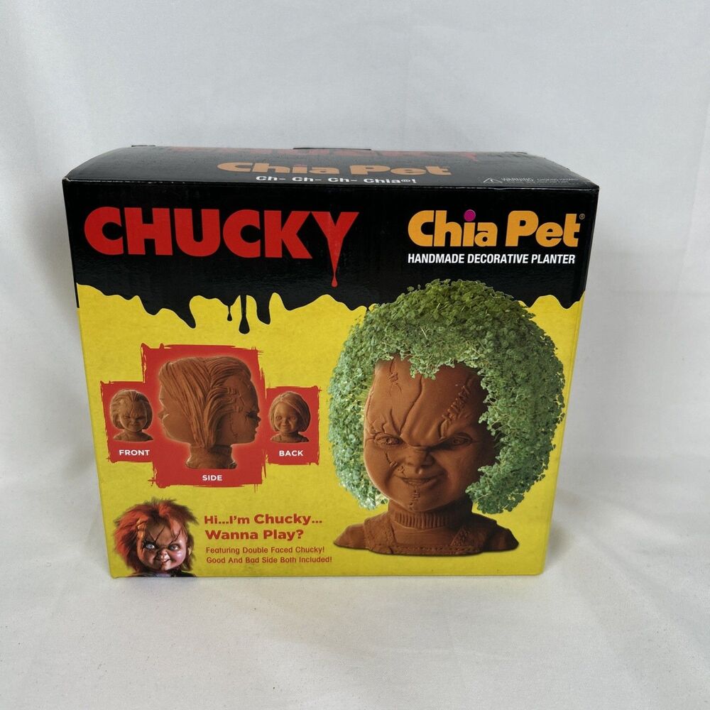 Chucky Chia Pet Seed of Chucky 2 Faces One  Planter